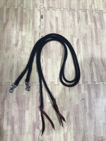 Split reins with snaps